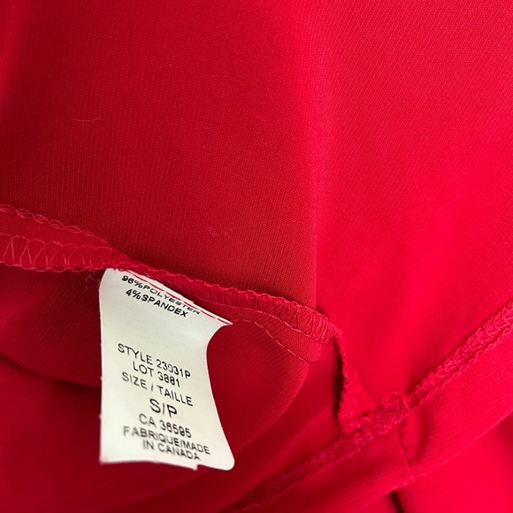 Marise petite Red Sleeveless Top size small - Picture 5 of 5